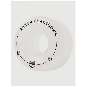 Arbor Shakedown 80a 58mm Wheels blanc