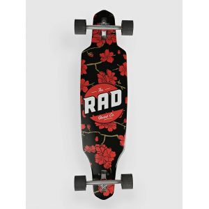 RAD Board Co. Cherry Blossom Drop Through Longboard complet à motifs