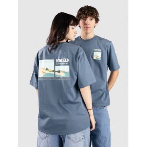 Penfield Block Landscape Graphic T-Shirt bleu