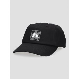 HUF Star Box Logo 6 Panel Cv Casquette noir