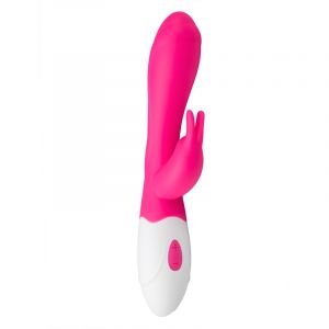 EasyToys - Vibro rabbit - Rose/Blanc