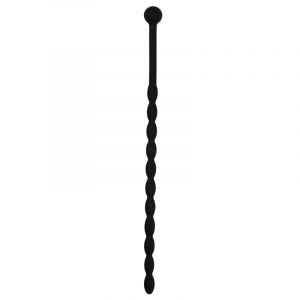 Sinner Gear - Dilatateur ur&eacute;tral perl&eacute; en silicone - Noir