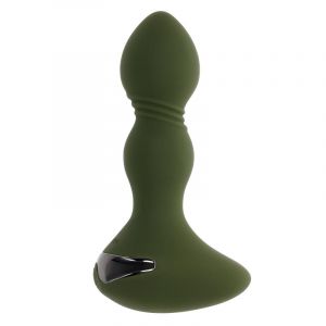 Evolved - Plug anal vibrant de 12 cm - Vert