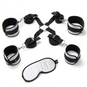 Fifty Shades of Grey – Hard Limits Kit de Bondage – Système Sous le Lit