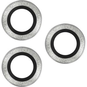 So Seven Prot&egrave;ge-cam&eacute;ra pour Apple iPhone 15 Pro / 15 Pro Max Rings Antichoc Argent - Neuf