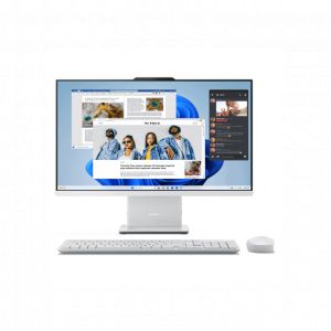 PC tout-en-un Lenovo IdeaCentre AIO 27ARR9 Ryzen 7 7735HS 16 Go 512 Go SSD 27 pouces FHD Argent clair - Neuf