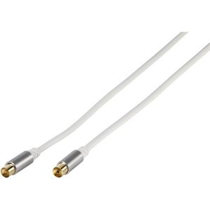 Vivanco 43155 c&acirc;ble coaxial 10 m Blanc - Neuf