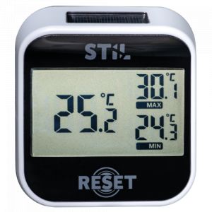 Thermom&egrave;tre Mini-Maxi solaire - Neuf