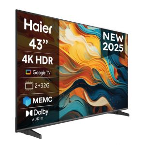 Haier H43K85FUX 109,2 cm (43 ) 4K Ultra HD Smart TV Wifi Noir 250 cd/m&sup2; - Neuf