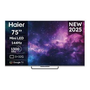 Haier H75M90EUX 190,5 cm (75 ) 4K Ultra HD Smart TV Wifi Noir 1300 cd/m&sup2; - Neuf