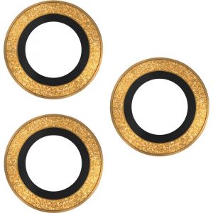 So Seven Prot&egrave;ge-cam&eacute;ra pour Apple iPhone 15 Pro / 15 Pro Max Rings Antichoc Dor&eacute;e - Neuf