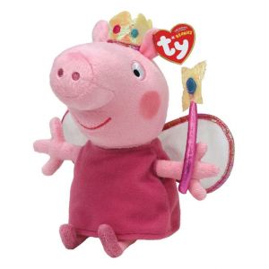 Peluche Princesse Peppa Pig - Douce et &Eacute;clatante de 16 cm - Neuf