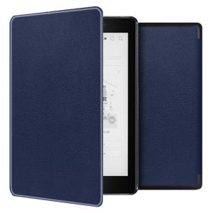 imoshion &Eacute;tui de liseuse portefeuille Slim Hard pour Kobo Aura One - Bleu fonc&eacute; - Neuf
