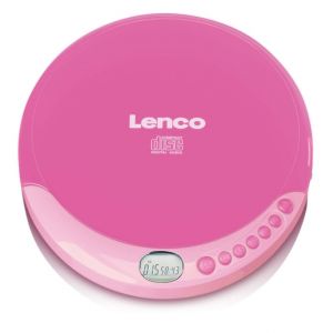 Lecteur CD, CD-R/RW Portable avec Fonction Recharge Rose - Neuf