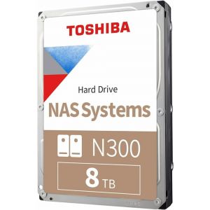 Toshiba N300 NAS disque dur 8 To 7200 tr/min 256 Mo 3.5  S&eacute;rie ATA III - Neuf