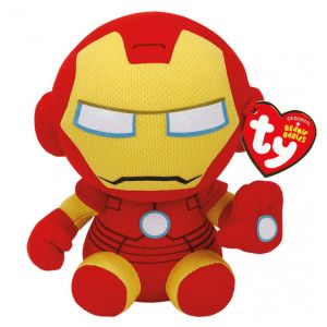 Peluches Marvel Beanie Babies - Iron Man en Taille Petite - Neuf