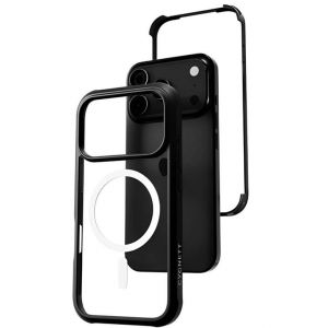 Coque Int&eacute;grale pour iPhone 17 Pro MagTitan MagSafe avec Protection d'&Eacute;cran 9H Noir transparent - Neuf