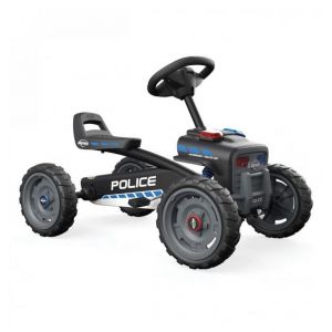 Kart &agrave; P&eacute;dales BERG Buzzy Police - Noir avec Sir&egrave;ne et Effets Sonores - Neuf