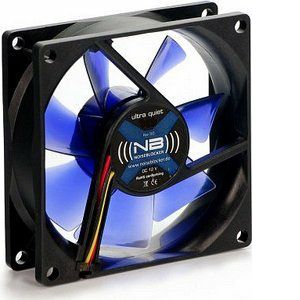 Noiseblocker BlackSilentFan XE2 Boitier PC Ventilateur 9,2 cm Noir - Neuf