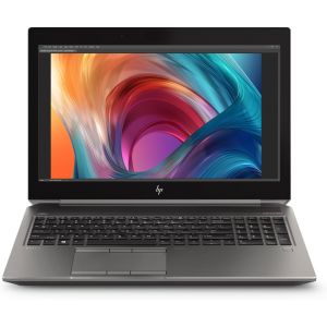 HP ZBook 15 G6 i7-9850H Station de travail mobile 39,6 cm (15.6 ) &Eacute;cran tactile Full HD Intel&reg; Core&trade; i7 16 Go DDR4-SDRAM 512 Go SSD NVIDIA Quadro RTX 3000 Wi-Fi 6 (802.11ax) Windows 10 Pro Argent - Bon &eacute;tat
