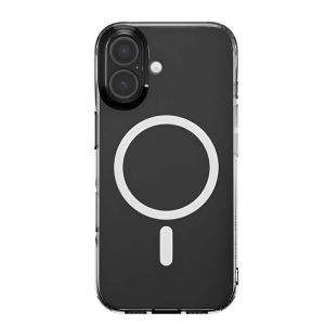 Coque pour iPhone 17 MagSafe en TPU Antichocs AeroMag Transparent - Neuf