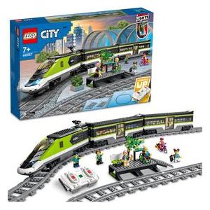 LEGO City 60337 : Train de Voyageurs Express T&eacute;l&eacute;command&eacute; avec Minifigurines - Neuf