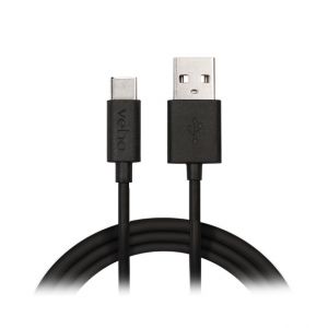 Veho VCL-003-C-1M c&acirc;ble USB USB A USB C Noir - Neuf