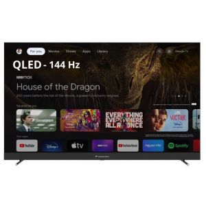 CONTINENTAL EDISON - CELEDGAM65QL24B6 - TV LED - 4K UHD QLED 144Hz- 65 (164 cm) - Smart Google TV - Wifi Bluetooth - 4xHDMI - 3xUSB - Excellent &eacute;tat