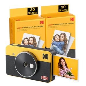 Kodak Mini Shot 2 Retro 53,3 x 86,3 mm CMOS Jaune - Neuf
