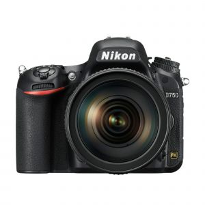 Nikon D750 + AF-S 24-70mm F/2.8G ED Kit d'appareil-photo SLR 24,3 MP CMOS 6016 x 4016 pixels Noir - Tr&egrave;s bon &eacute;tat