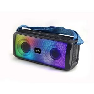 Enceinte lumineuse bluetooth - INOVALLEY - HP345-B - 10W - LEDs - Bluetooth V5.3 - Micro - TWS - FM - USB 2.0 - micro SD - AUX-IN - Neuf