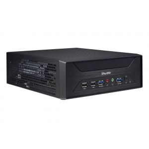 Shuttle XPC slim Barebone XH510G - S1200, Intel H510, 1xDP, 1xHDMI, 1x PCI-E 16X, 1x LAN, 1x 2.5 , 2x M.2, fonctionnement permanent 24/7 - Neuf