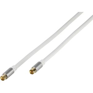 Vivanco 43149 c&acirc;ble coaxial 2 m Blanc - Neuf
