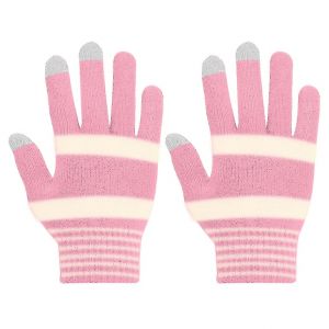 Gants pour &Eacute;cran Tactile Femme Fluidit&eacute; tactile conserv&eacute;e Akashi Rose fluo - Neuf