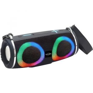 Enceinte portable lumineuse Bluetooth - Inovalley - HP207-BTH - 20 Watts - Mains-libres - Noir - Neuf