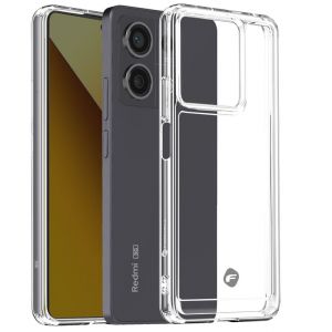 Coque pour Xiaomi Redmi Note 13 5G Polycarbonate Bloc Cam&eacute;ra Sur&eacute;lev&eacute; Transparent - Neuf