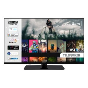 Telefunken TE40750B45I2KT TV 101,6 cm (40 ) Full HD Smart TV Wifi Noir 250 cd/m&sup2; - Neuf