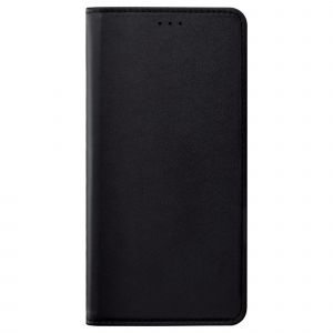 Coque clapet folio avec fente pour cartes & support pour Sony Xperia XZ2 Compact, Noir - Neuf