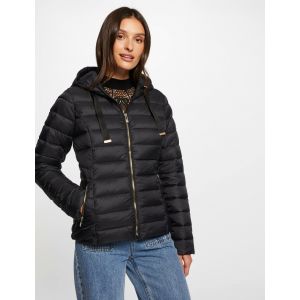 Doudoune à capuche noir femme - Taille 44