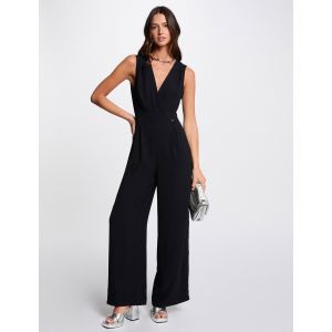 Combinaison longue jambe large bleu marine femme - Taille 36