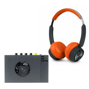 We Are Rewind Lecteur Cassette Keith Noir + Muse M-271 Orange