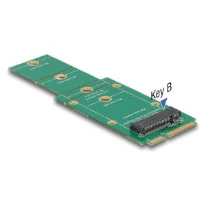 DeLock Adaptateur mSATA vers M.2 Key B