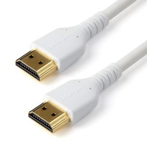 StarTech.com C&acirc;ble Premium HDMI 2.0 Certifi&eacute; avec Ethernet 1 m - M/M - Blanc