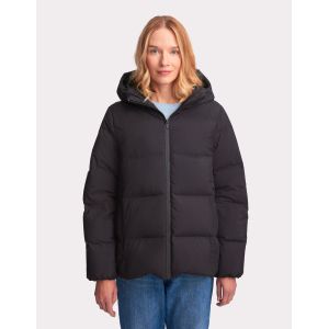 Doudoune en plume sans couture - noir