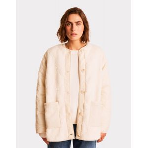 Doudoune light col rond - beige