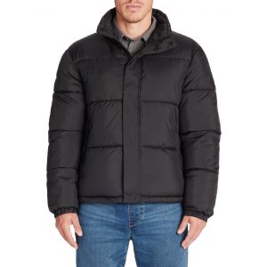 Doudoune chaude col montant - noir
