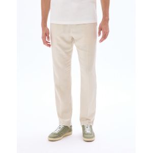 Pantalon 24H straight coton TENCEL™ Lyocell - beige