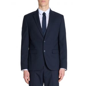 Veste de costume regular stretch - marine