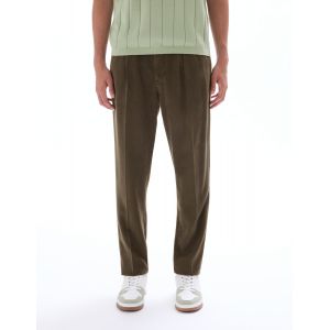 Pantalon chino straight TENCEL™ Lyocell - kaki