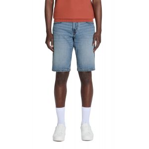 Bermuda en jean coton stretch - bleu délavé